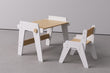 Ensemble - table et chaise évolutives pour jeunes enfants - blanche