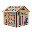 Busy board Maisonnette éducative en bois Mini