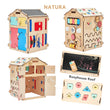 Busy board Maisonnette éducative en bois - natura