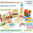 Coffret de Jeu Montessori pour les enfants de 12 à 18 mois