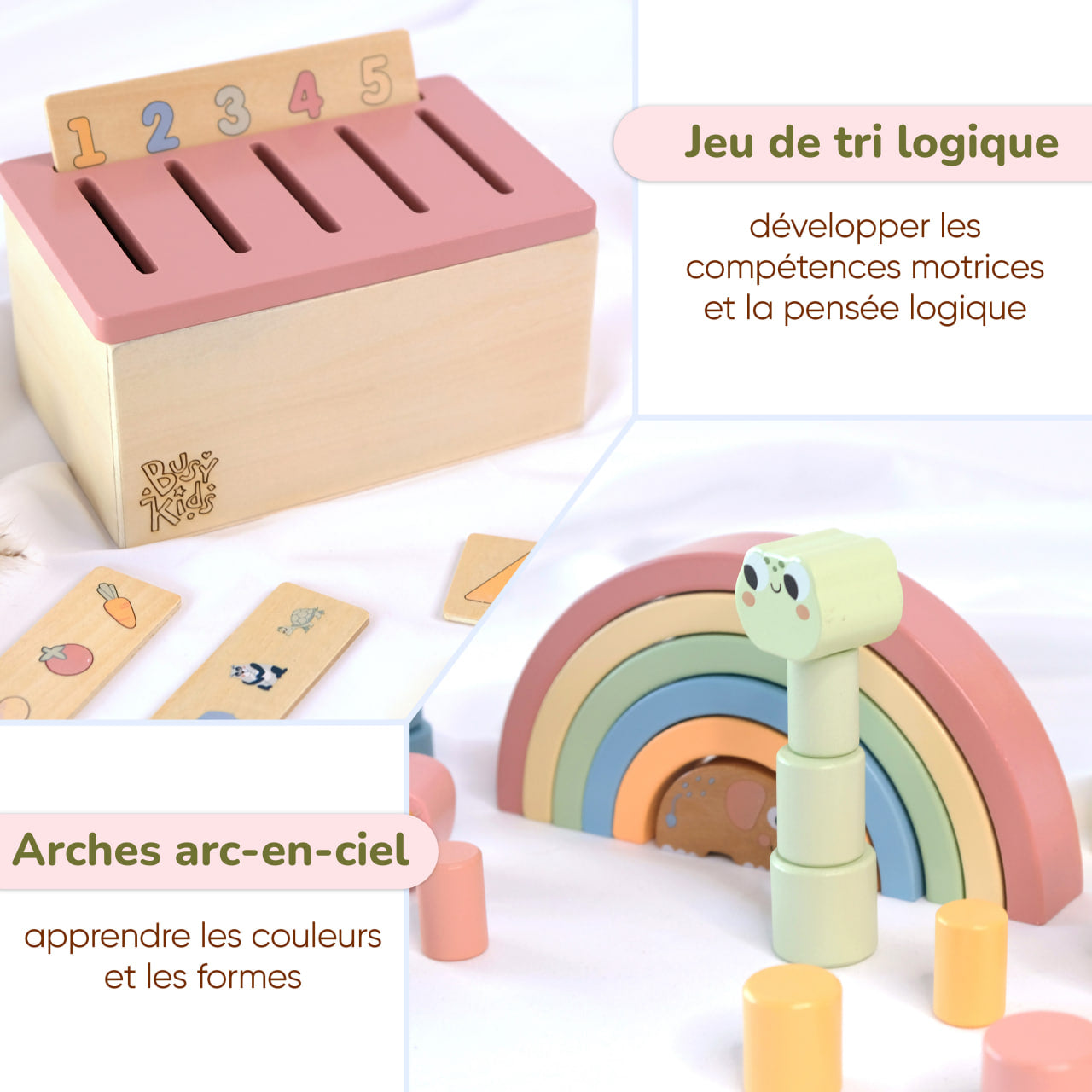 Coffret de Jeu Montessori pour les enfants 36m+ BusyKids