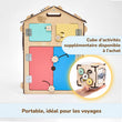 Ensemble - Busy board maisonnette natura et cube interactif