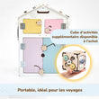 Ensemble - Busy board maisonnette blanche et cube interactif