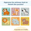 BusyKids Set de puzzles "Animaux"