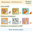BusyKids Set de puzzles "Animaux"