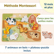 Puzzle captivant pour enfants de BusyKids - "Ferme" [fill:start][fill:sorters]