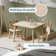 Ensemble de Deux Chaises et une Table Compacte