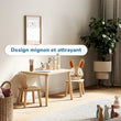 Ensemble de Deux Chaises et une Table Compacte