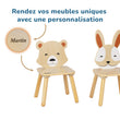 Ensemble de Deux Chaises et une Table Compacte
