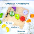 Le trieur en bois  Montessori "Légumes" pour enfants