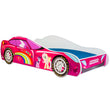 Lit enfant AUTO avec motif et matelas - 140 x 70 / 160 x 80 cm