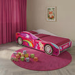 Lit enfant AUTO avec motif et matelas - 140 x 70 / 160 x 80 cm