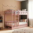 BusyKids Lit superposé TOTO-TWIN avec échelle – pour deux enfants 200 x 90 cm