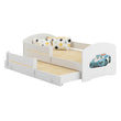 Lit enfant LUK-MAX avec couchage supplémentaire 145 x 80 cm et matelas