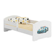 Lit enfant LUK II avec barrière de protection - 140 x 70/160 x 80 cm