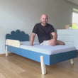 BusyKids Lit-maison NORDI MAX avec tête de lit arquée 200 x 90 cm