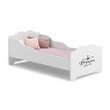 Lit enfant ANNA avec motif et matelas – 140 × 70 / 160 × 80 cm