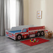 Lit enfant RIKO avec motif et matelas - 140 x 70 / 160 x 80 cm