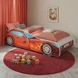 Lit enfant AUTO avec motif et matelas - 140 x 70 / 160 x 80 cm
