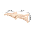 Barre de Traction en Bois pour Espalier BusyKids EVERGYM – Accessoire Évolutif