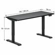 Bureau FLEXI réglable électriquement en hauteur 118/138 cm