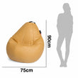 Pouf Comfort 90 – similicuir SOFT doux