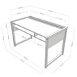 BusyKids YOKO – bureau Montessori pour enfants avec étagère et organiseur