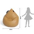 Pouf pour enfant Drizzle Drop – similicuir SOFT doux