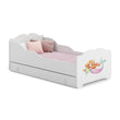 Lit enfant ANNA-ONE avec tiroir de rangement – 140 × 70 / 160 × 80 cm