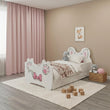 Lit enfant KITTY avec tiroir de rangement - 140 x 70/160 x 80 cm