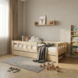 Lit simple BusyKids STANDART-MAX avec barrière de protection frontale