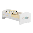 Lit enfant LUK II avec barrière de protection - 140 x 70/160 x 80 cm