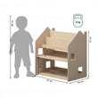 Étagère Montessori 2 en 1 polyvalente