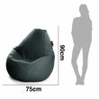 Pouf Comfort 90 – tissu canvas POP résistant