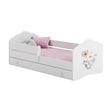 Lit enfant FALA-ONE avec barrière de protection et tiroir de rangement