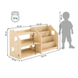 Ensemble - Bibliothèque enfant + Étagère à jouets - édition limitée