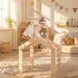 Set d’escalade modulable pour enfants 2 en 1 avec planche double face