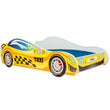 Lit enfant AUTO avec motif et matelas - 140 x 70 / 160 x 80 cm