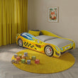 Lit enfant AUTO avec motif et matelas - 140 x 70 / 160 x 80 cm