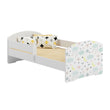 Lit enfant LUK II avec barrière de protection - 140 x 70/160 x 80 cm