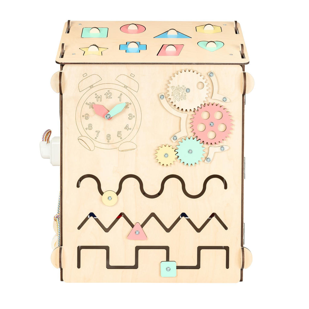 Maisonnette éducatif en bois - natura - Busy-kids.fr