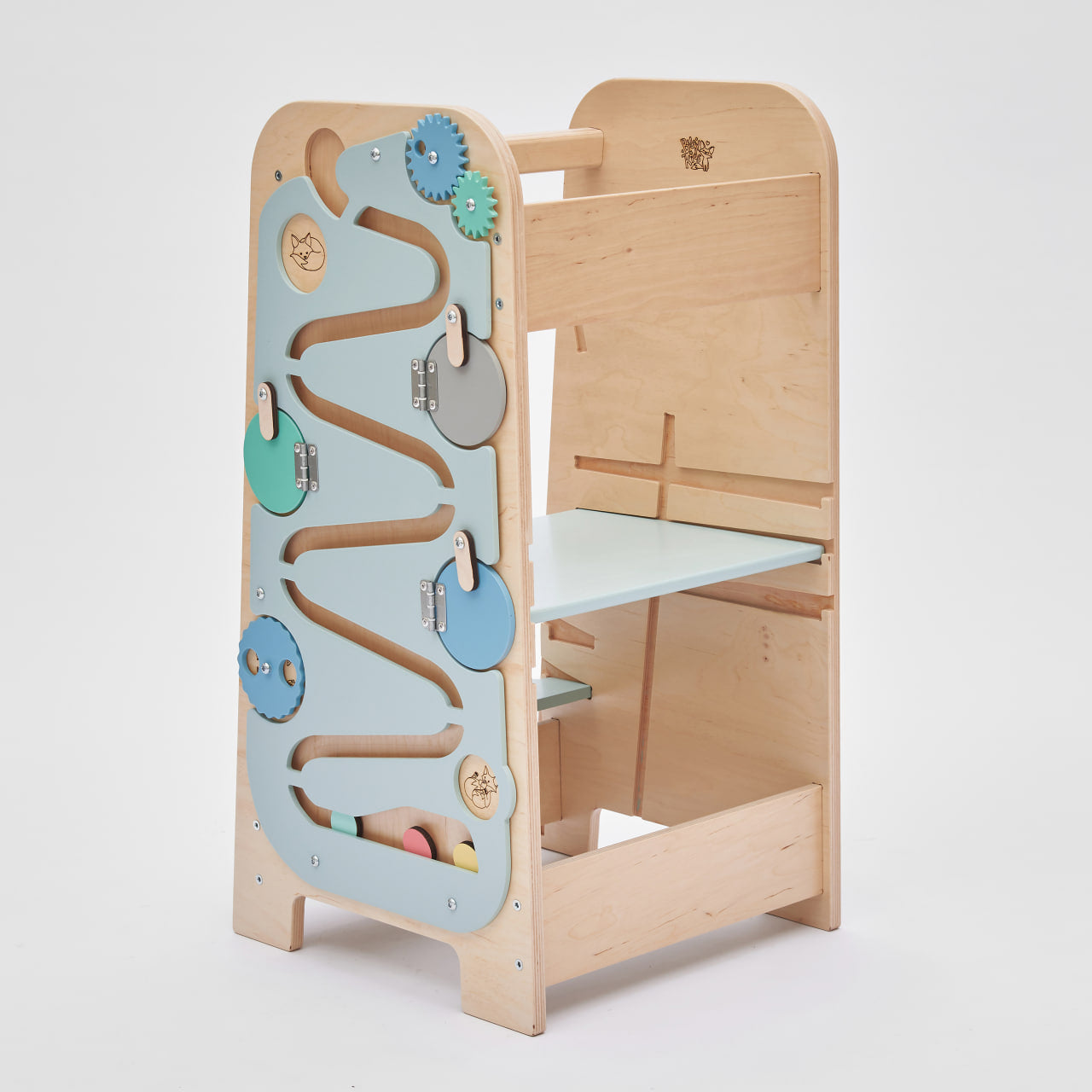 Tour d'aide Montessori Table et chaise tout-en-un, tour avec